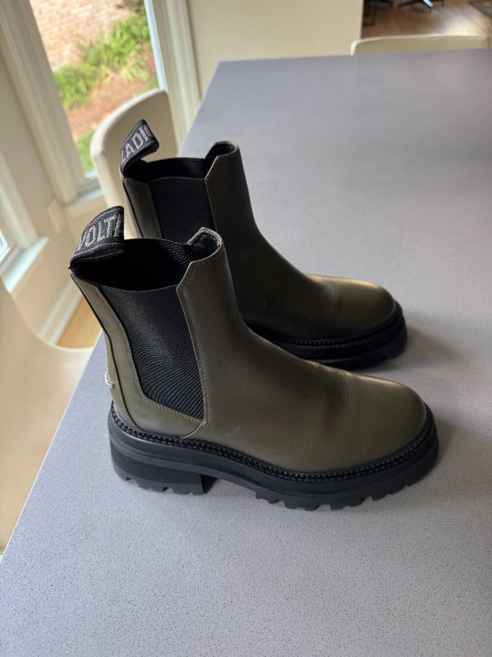 Zadig&voltaire Ride Chelsea Women Boots - Military Size 8 / 38